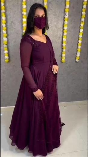 Launching this beautiful Gown with an attractive dupatta #newcollection