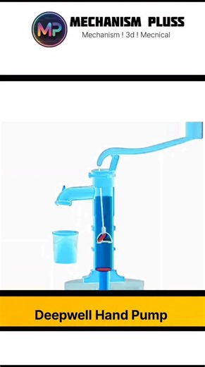 Mechanism ! 3d ! Mecnical | Deepwell Hand pump ##knowledge #physics #usa #experiment #science #uk #mechanic #mechanism #study #learning #réel #edits #reels #trendy #3d | Instagram