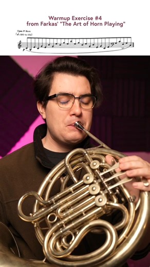 Sunday Morning French Horn Exercise and Warmup for Band Kids