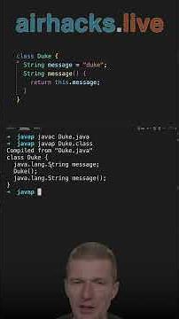 The Useful javap #java #shorts #coding #airhacks