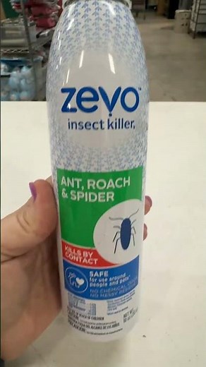 Zevo Roach Killer Ant, Roach, Spider Insect Spray (10 oz) | Indoor Outdoor Use | Instant Action | Pe