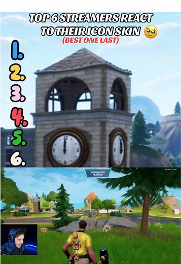 Fortnite Streamers React to Icon Skin