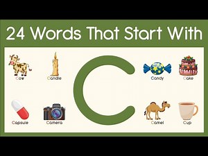 ABC Song - ABC Letter - Words That Start with Letter C for Kids - Vocabulary