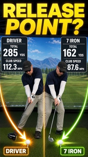 How to Release the Club for Driver and Irons #golf #golfswing #golftips