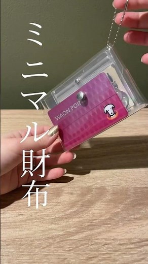 クリアポーチにお金とカードを入れたらミニマルな財布になった💰(私はミニマリストじゃないけど)#生活音 #生活音asmr #無印良品#ダイソー#100均財布界隈