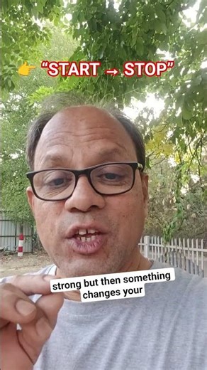 Why You Start Strong Then Suddenly Stop #lifelesson #dilippatil #shorts