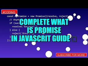 Complete what is promise in javascrit Guide 🚀