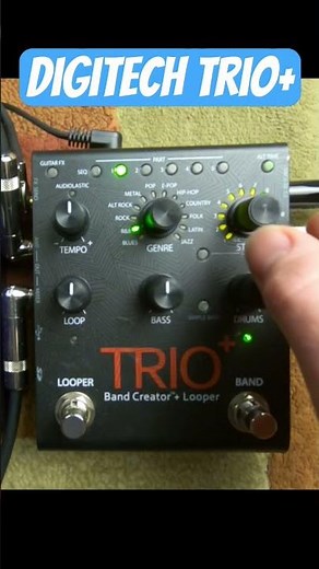 DigiTech Trio Plus Band Creator and Loop Pedal demo. #digitech #digitechtrioplus #looppedal