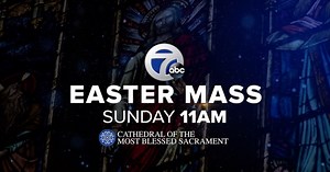 WXYZ-TV broadcasts Easter Mass from Detroit's Cathedral of the Most Blessed Sacrament
