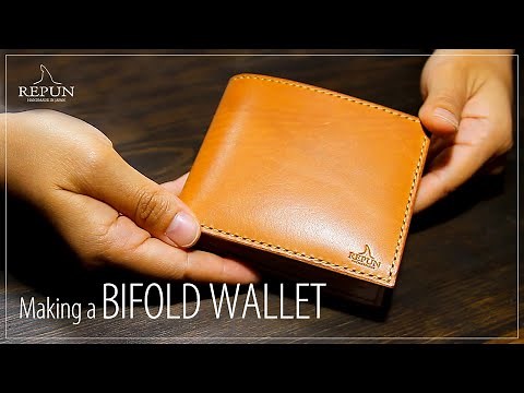 【レザークラフト/DIY】理想の二つ折り財布をつくる