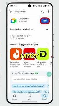 How To Update Google Meet on Android/iPhone (2025)
