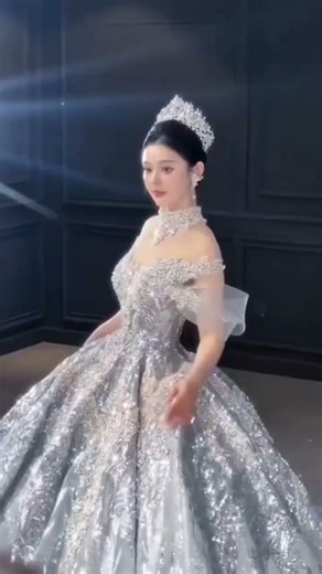 Korean beautiful princess gowns #weddingdress #bts #royal bridal