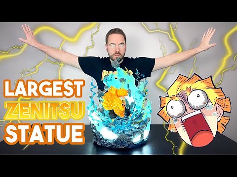 UNBOXING! The LARGEST Zenitsu ⚡ Statue EVER | Demon Slayer | Infinity Studio