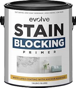 Evolve Ultimate Pro Stain Blocking Primer: Quick-Dry, Low Odor, Superior Stain-Blocking Primer,(1 Gallon)