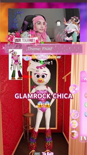 THIS IS THE BEST GLAMROCK CHICA I’VE MADE IN DRESS TO IMPRESS #dti #dresstoimpress #roblox