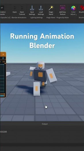 Roblox Running Animation By Blender