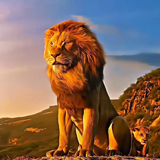 🦁 Mufasa’s Final Moments 💔 | The Lion King Edit