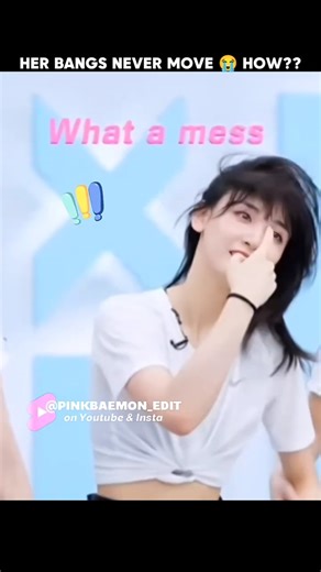 This is how LISA controls her bangs 😳💥 #kpop #blackpink