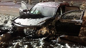Two injured in Niles crash due to weather conditions