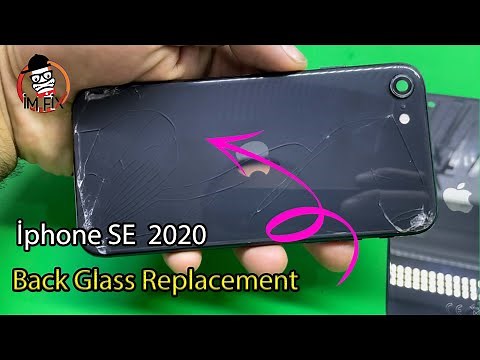 iPhone SE 2020 Back Glass Replacement witch out Lazar Machine.Back Glass Change.