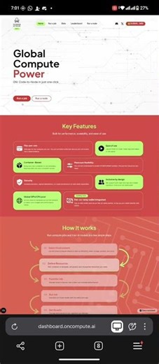 How to run a job on Ocean Protocol simple https://dashboard.oncompute.ai 👍 Like & subscribe #Ocean