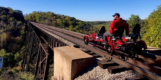 Rail Explorers Experience opens in Boone, Iowa Thursday