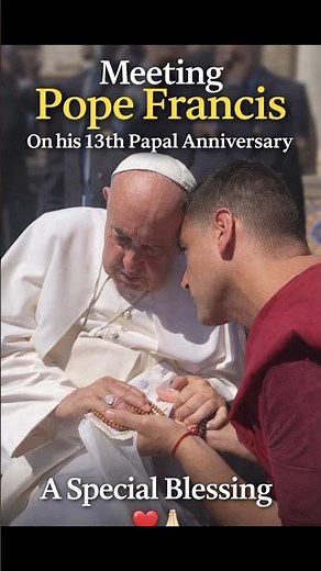 ✨A Moment of Unity: Pope Francis Blesses Hindu Sacred Symbols