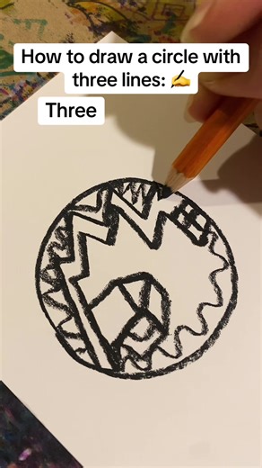 How to Draw a Circle Using Three Simple Lines