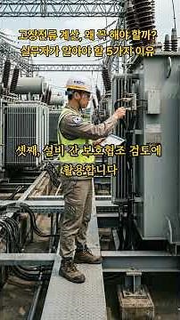 고장전류 계산, 왜 꼭 해야 할까? #산업안전지도사#고장전류계산 #전기안전 #차단기선정 #보호협조