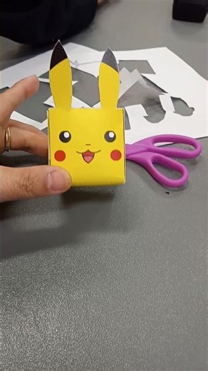 Crafting Pokemon paper and Minecraft at the library #shorts #craft