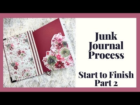 Junk Journal Process - Part 2 - Pockets and more - 49 and Market #junkjournaling