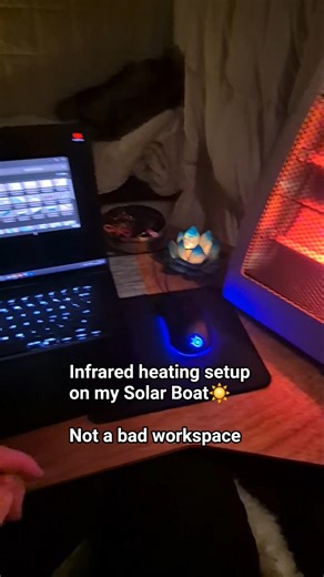 Infrared on my Solar Boat