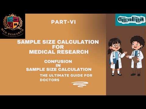Sample Size Calculation Part VI: Confusion in sample Size calculation