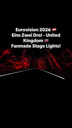 @lookmumnocomputer - Eins Zwei Drei 🇬🇧 Eurovision 2026 🇦🇹 Fanmade Stage Lights! #roblox #esc #Eurovision #UK #lookmumnocomputer