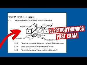 Memorize! Electrodynamics Grade 12 Physics Final Exam Questions.