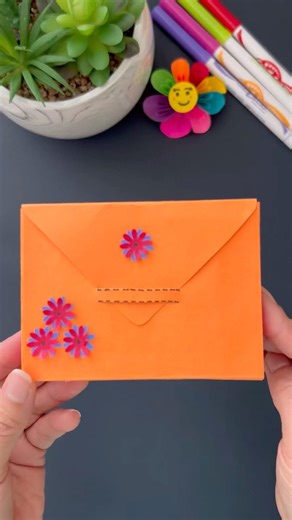 DIY Mini File Folder #diy #craftideas #art #craft # Papercraft#handmade