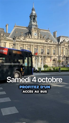 Ce samedi 4 octobre, c'est gratuit sur le réseau Filbleu ! 🥳 Profitez donc des bus, trams et parkings-relais 100% gratuit ! 🤩 Exceptionnellement : pas besoin de valider votre titre de transport, c'est gratuit (on vous a dit que c'était gratuit ?) ! 😉 | Fil Bleu