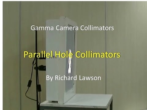 Gamma camera parallel hole collimator demonstration