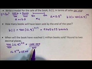Exponential Function from an Application