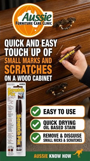 AFCC Quick & Easy Touch Up on A Wood Cabinet