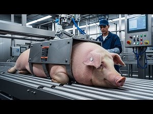 Inside Pork Processing Factory | How Pig Meat Is Made (Full Process)