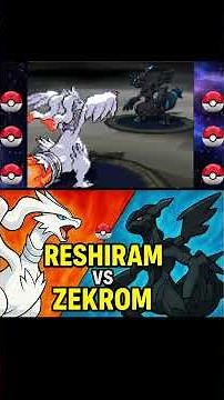 Reshiram vs Zekrom ⚡🔥 Qui est le plus fort dans Pokémon Noir et Blanc ?