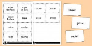 French Actions Vocabulary Flashcards