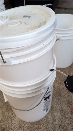 Have you ever fought with 5 Gallon buckets stuck together? Fight no more! Use compressed air to get them apart! Just stick your air compressor nozzel in between them and they will come apart! I wish I'd learned this along time ago!! #modernhomestead #homesteading #homestead #diy #howto #hack #5gallonbucket #tricks #wishiknewsooner #farmlife | Modern Homestead