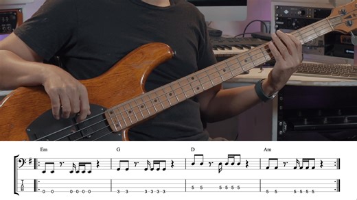 72K views · 828 reactions | New lesson: 4 Notes, 9 Feels: Master Groove, Rhythm & Time on Bass Full lesson with PDF: https://buff.ly/90RtpCo | Dan Hawkins - Online Bass Courses | Facebook