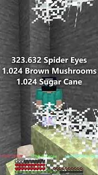 Hypixel Skyblock - Cave Spider Minion explained #Shorts