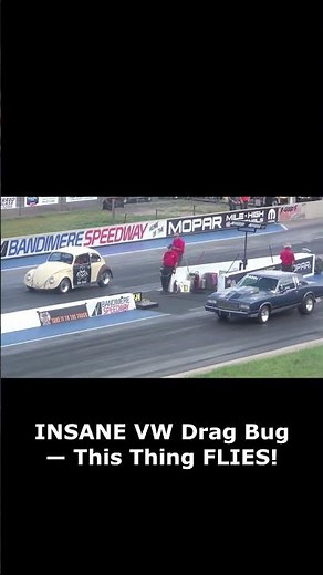INSANE VW Drag Bug — This Thing FLIES!