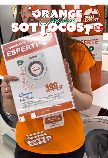 🧺 Lavatrice 12 kg Frontale Spazio, tecnologia e cura dei capi… tutto in un’unica lavatrice! ✨ Caratteristiche top: ✔️ 12 kg di capacità — perfetta per famiglie e grandi lavaggi ✔️ 1400 giri — centrifuga potente e bucato più asciutto ✔️ 16 programmi per ogni tessuto e esigenza ✔️ Motore Inverter — silenziosa, duratura, efficiente ✔️ Vapore & Wifi — igiene profonda e controllo smart da app 💰 Prezzo irresistibile SOTTOCOSTO, quantità limitate! ⏳ Offerte valide solo fino al 24 dicembre o esaurimen