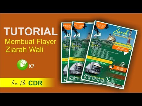 TUTORIAL MEMBUAT FLAYER ZIARAH WALI