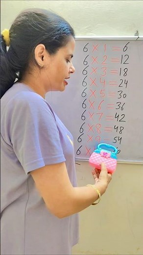 Multiplication of 6 #kidseducation #kidslearning #maths